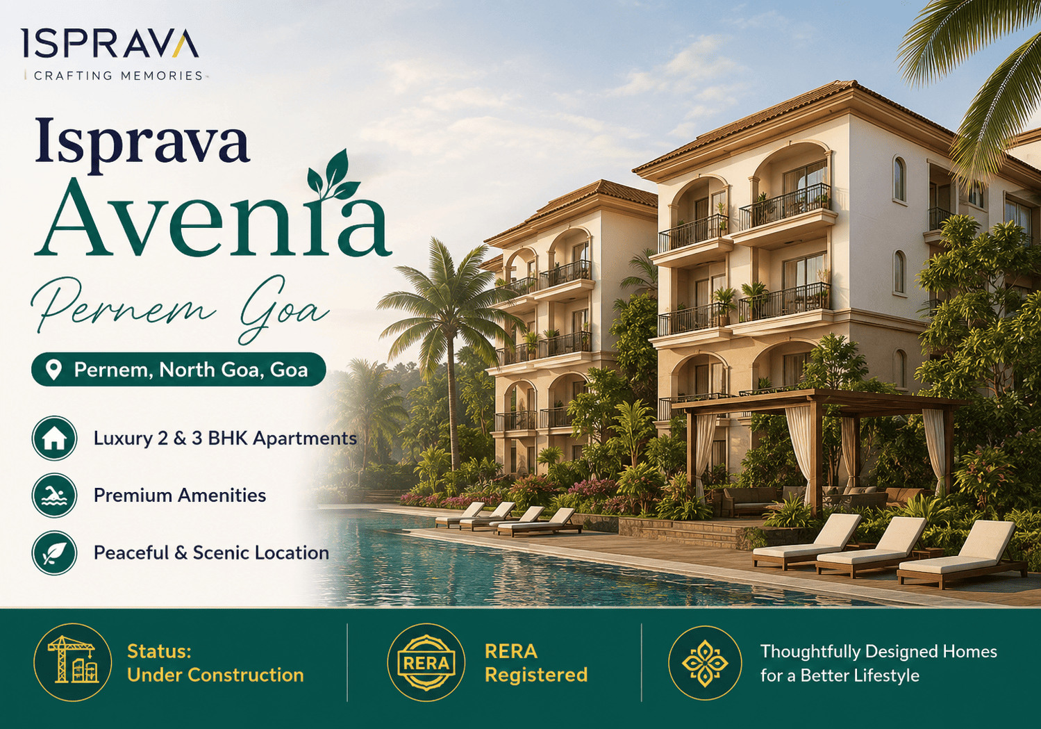 Isprava Avenia Pernem Goa - Luxury Apartments