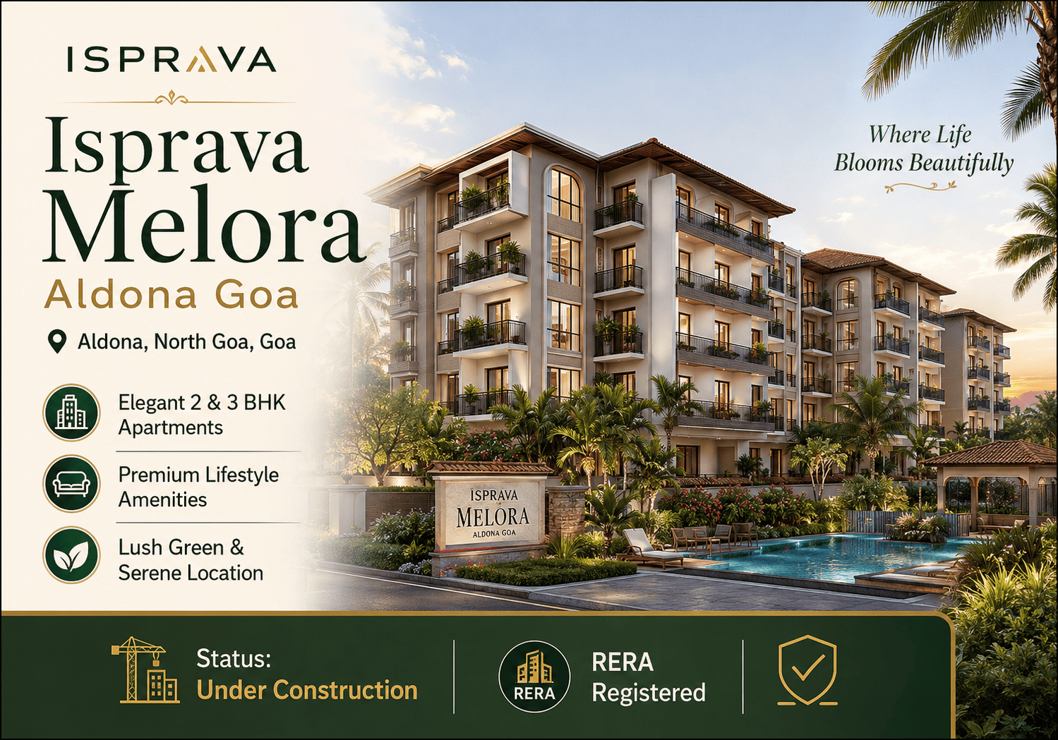 Isprava Melora Aldona Goa - Luxury Apartments