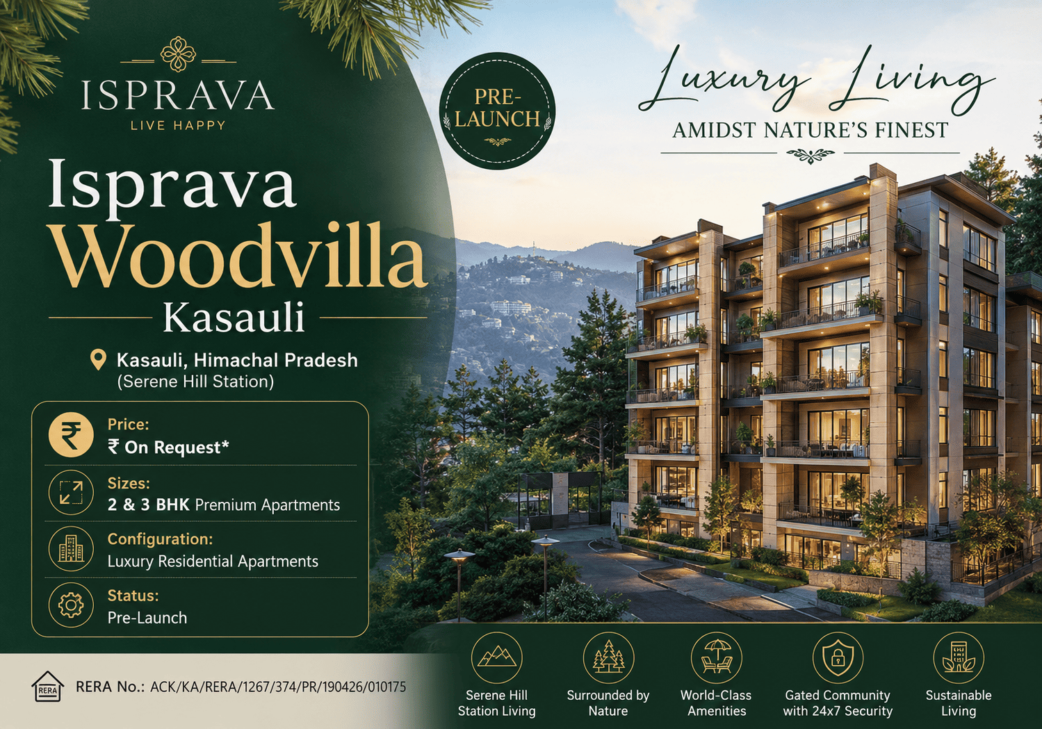 Isprava Woodvilla Kasauli - Premium Apartments